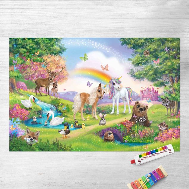 Outdoor rugs Animal Club International - Magical Forest With Unicorn