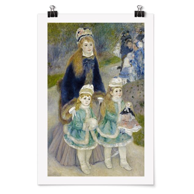 Art prints Auguste Renoir - Mother and Children (The Walk)
