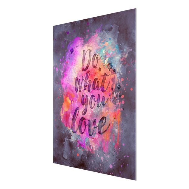 Quote wall art Colourful Explosion Do What You Love