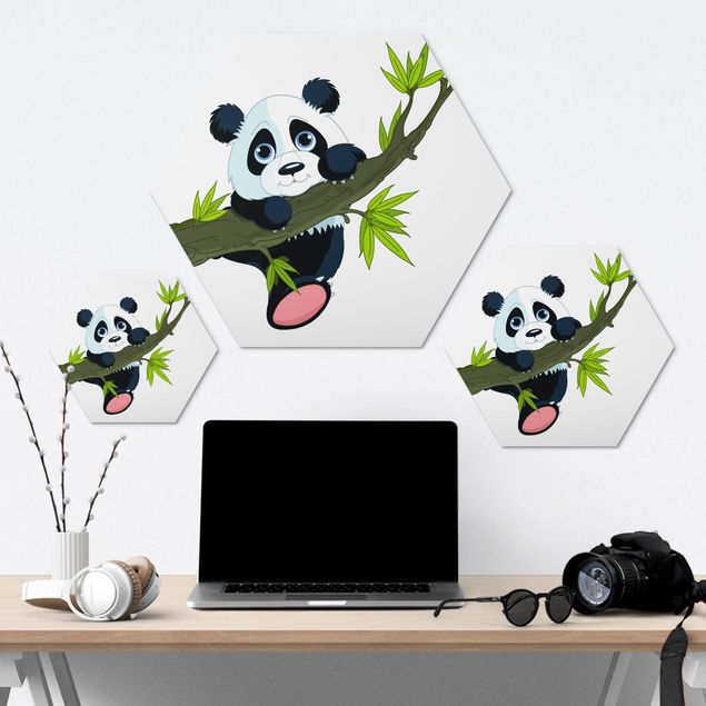 Prints Climbing Panda