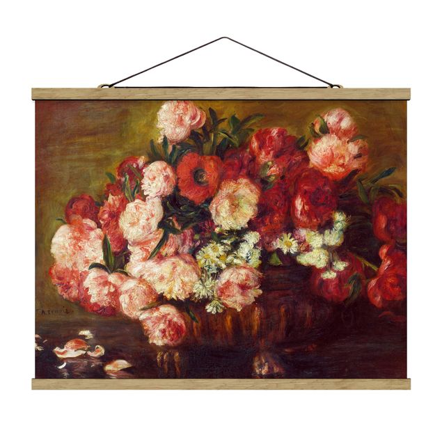 Art posters Auguste Renoir - Still Life With Peonies