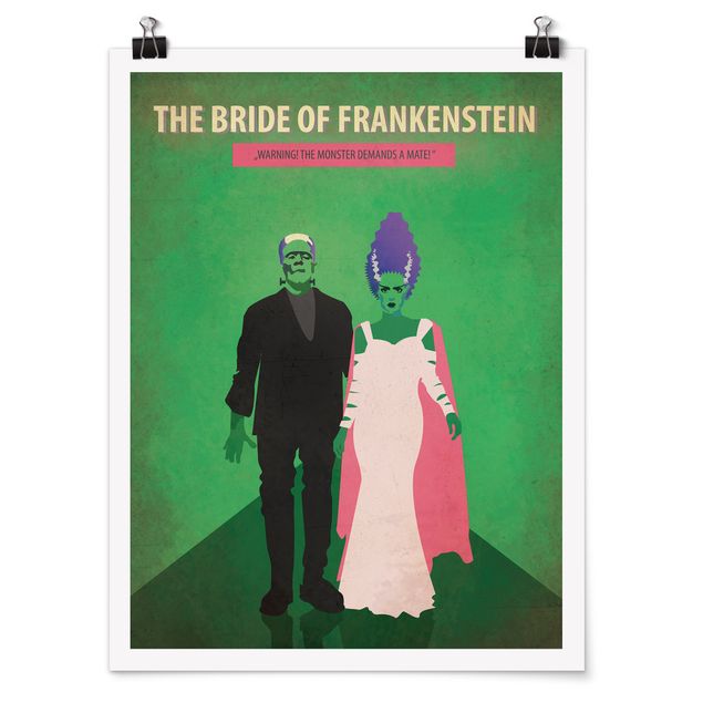 Contemporary art prints Film Poster The Bride Of Frankenstein