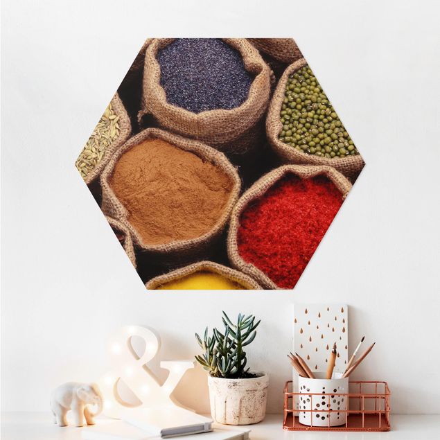 Modern art prints Colourful Spices