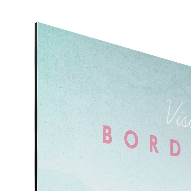 Turquoise canvas wall art Travel Poster - Bordeaux