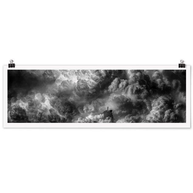 Black and white wall art A Storm Is Coming