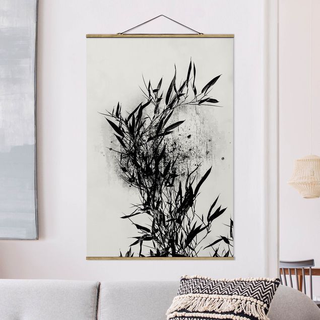 Kitchen Graphical Plant World - Black Bamboo