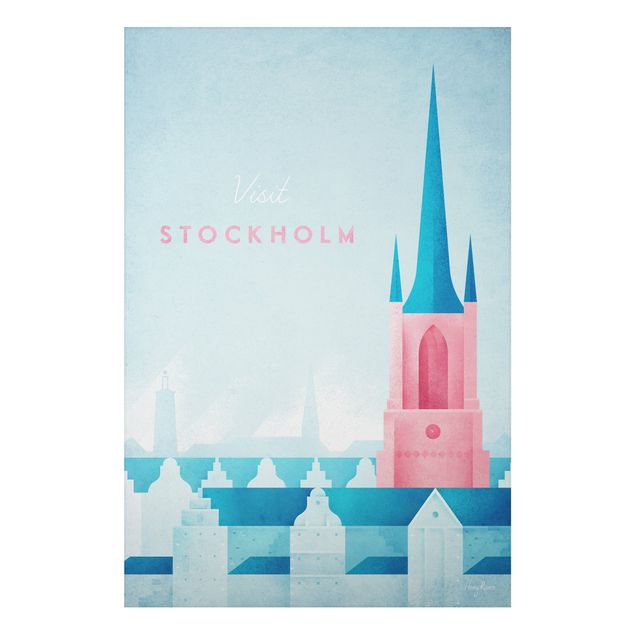 Art prints Travel Poster - Stockholm