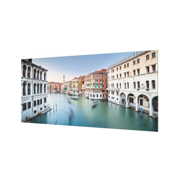 Glass Splashback - Grand Canal View From The Rialto Bridge Venice - Landscape 1:2