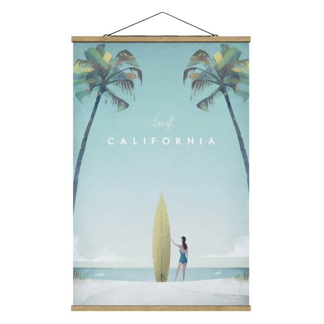 Sea prints Travel Poster - California
