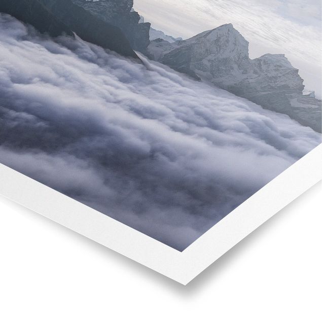Contemporary art prints Sea Of ​​Clouds In The Himalayas