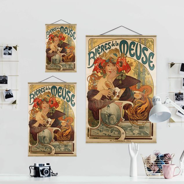Vintage posters Alfons Mucha - Poster For La Meuse Beer