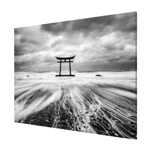 Modern art prints Japanese Torii In The Ocean