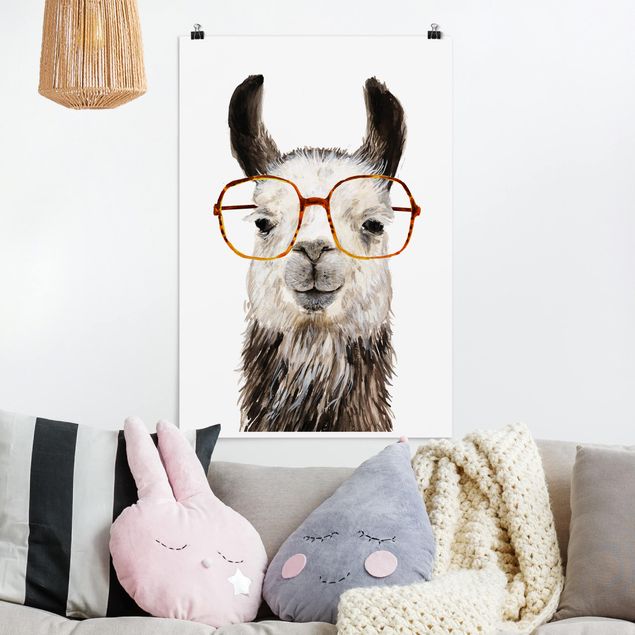 Kitchen Hip Lama With Glasses IV