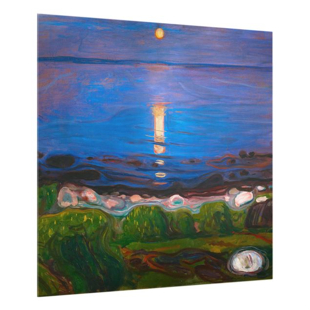 Post impressionism Edvard Munch - Summer Night On The Sea Beach