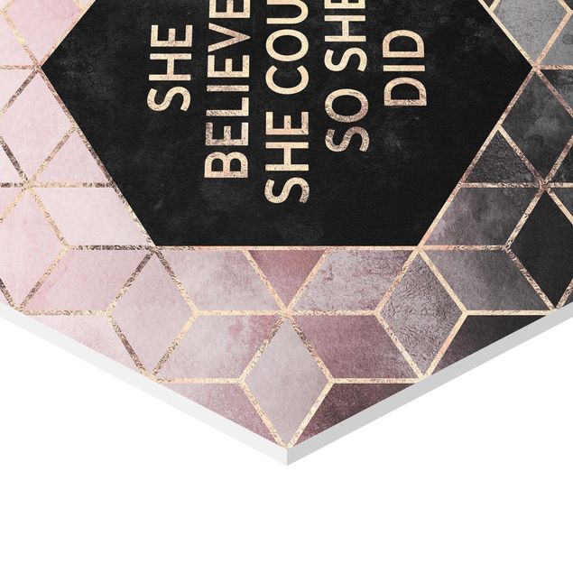 Forex hexagon - She Believed She Could Rosé Gold