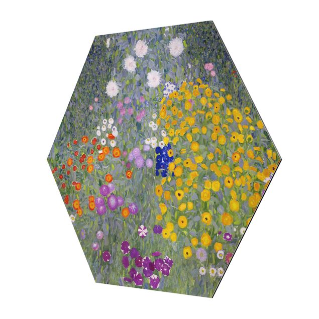Prints flower Gustav Klimt - Cottage Garden
