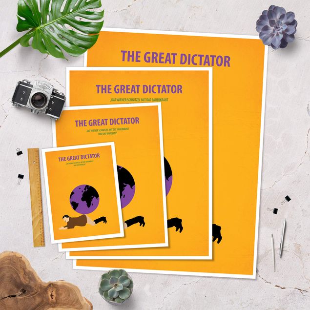 Poster print Film Poster The Great Dictator