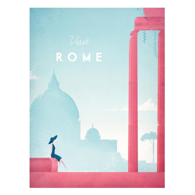 Prints Italy Travel Poster - Rome