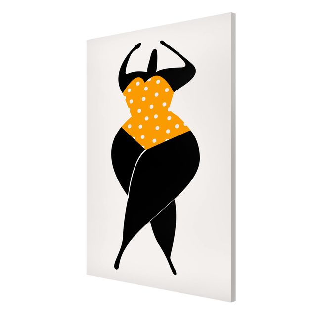 Art posters Miss Dance Yellow