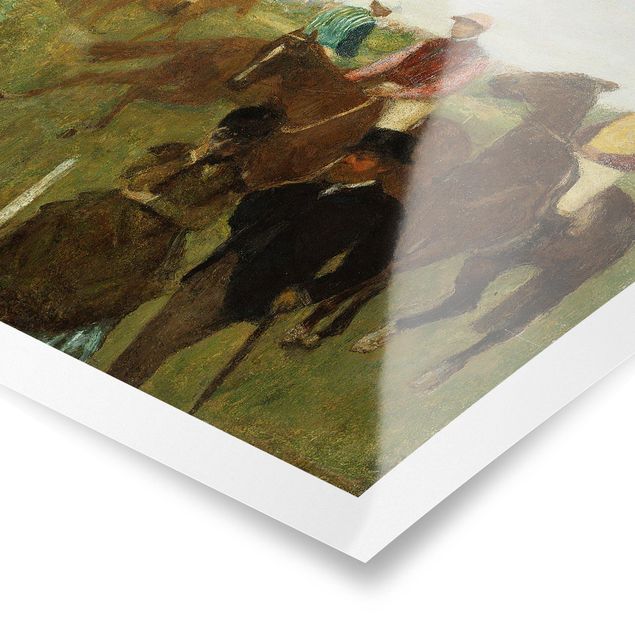 Posters art print Edgar Degas - Jockeys On Race Track