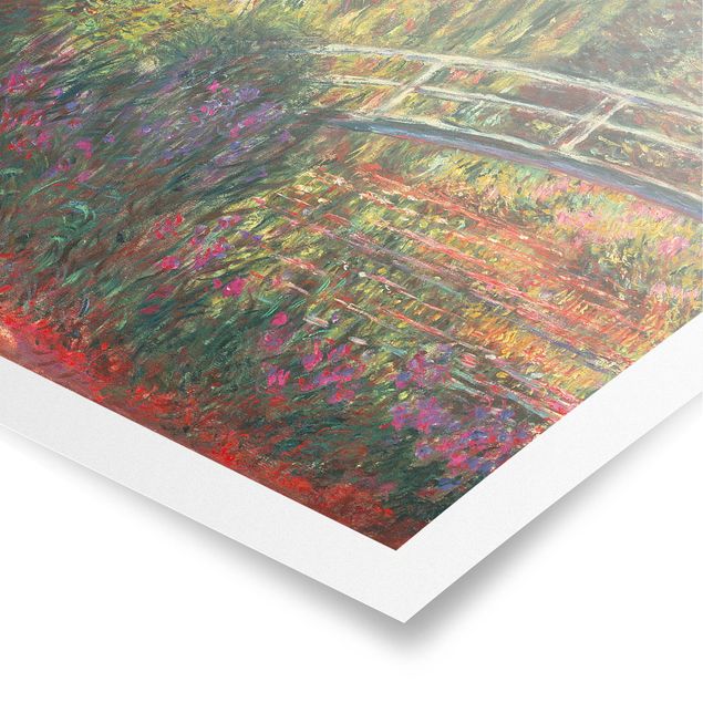 Landscape canvas prints Claude Monet - Japanese Bridge In The Garden Of Giverny