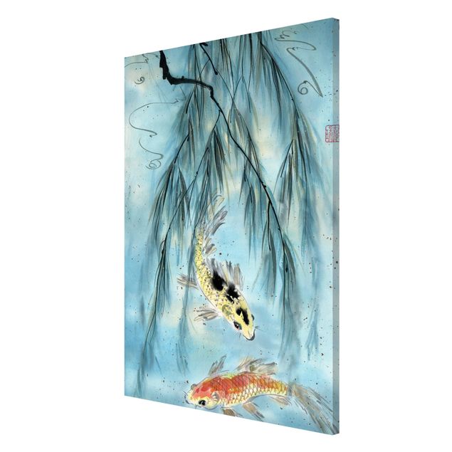 Magnet boards animals Japanese Watercolour Drawing Goldfish II