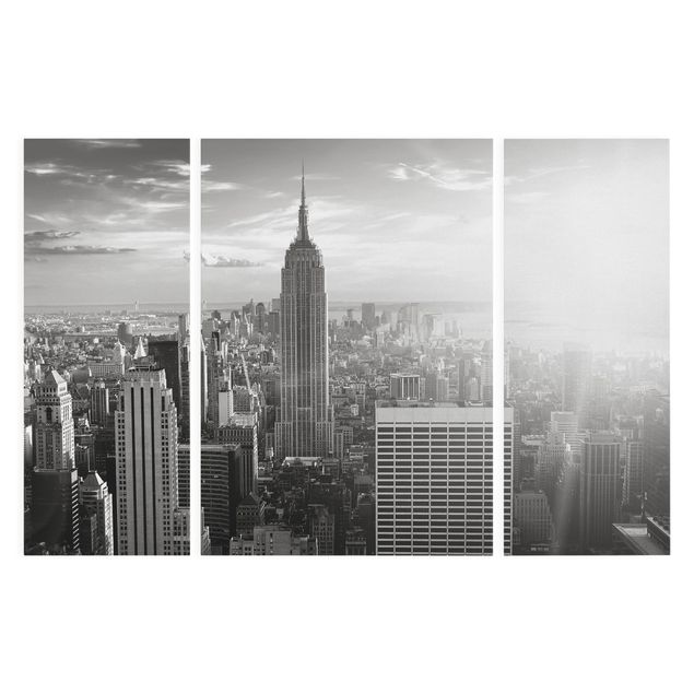 Modern art prints Manhattan Skyline