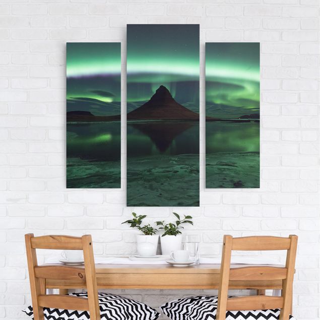 Landscape canvas prints Northern Lights In Iceland