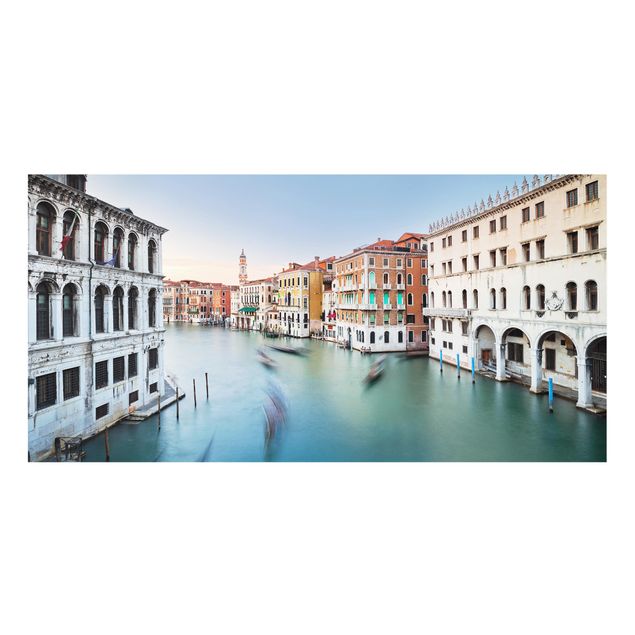Glass splashback Grand Canal View From The Rialto Bridge Venice
