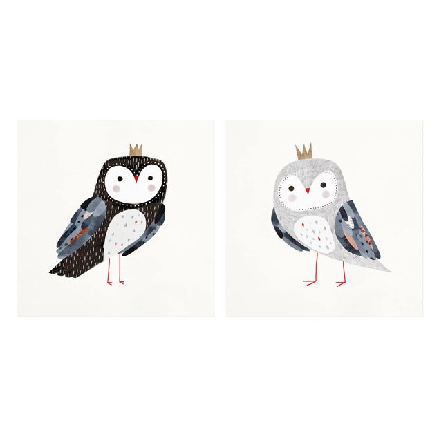 Prints Winning Owl Set I
