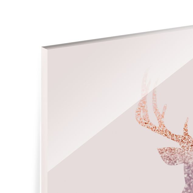 Splashback - Shimmering Deer - Landscape format 4:3