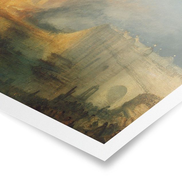 Art prints William Turner - The Burning Of The Houses Of Lords And Commons