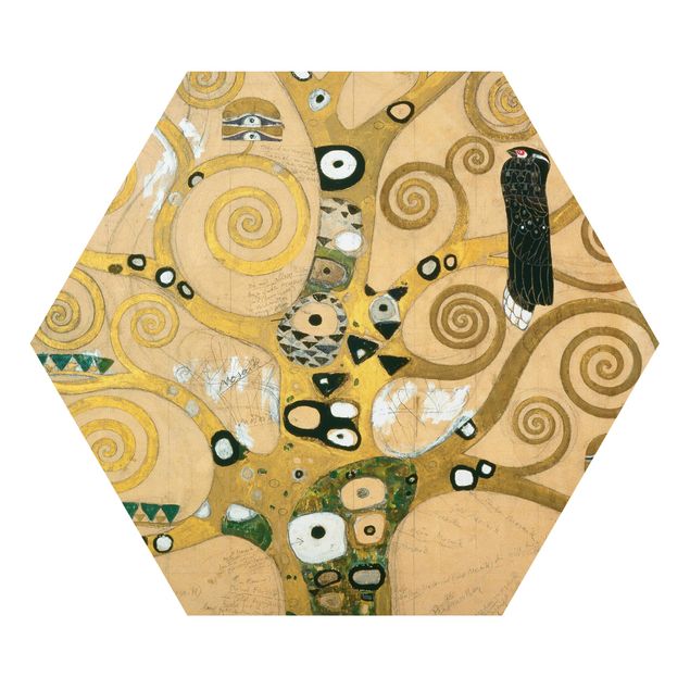 Prints trees Gustav Klimt - The Tree of Life