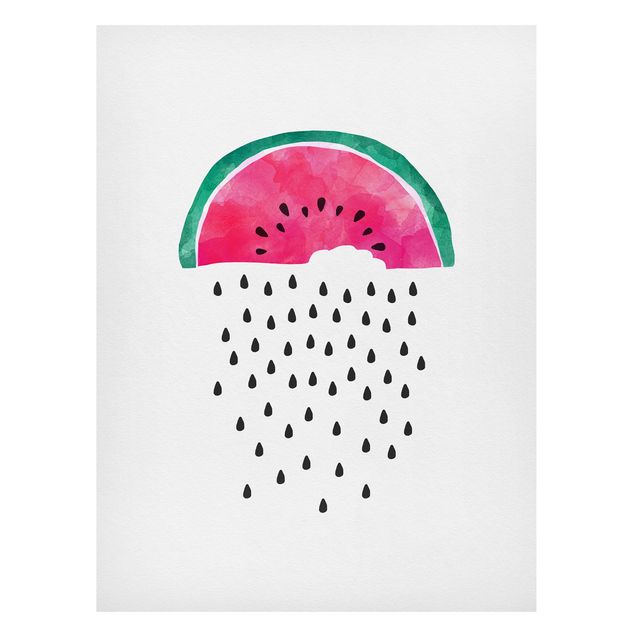 Art prints Watermelon Rain