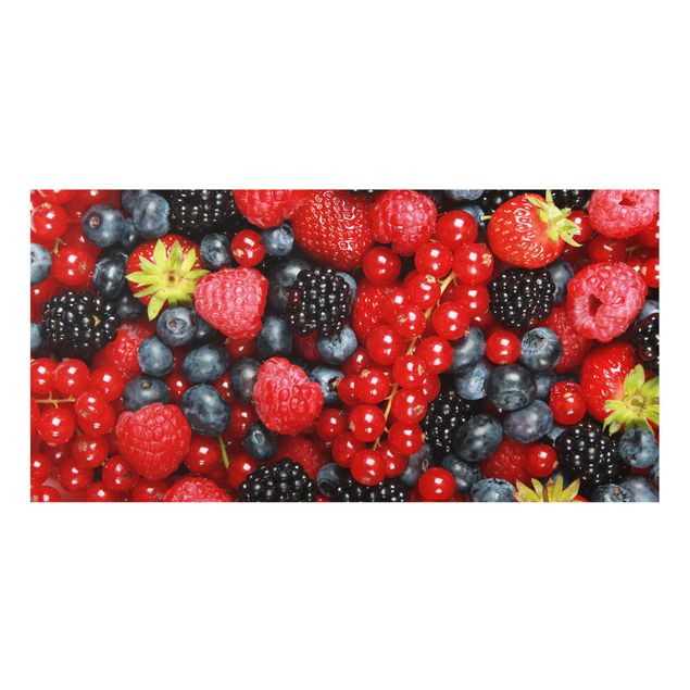 Glass Splashback - Fruity Berries - Landscape 1:2