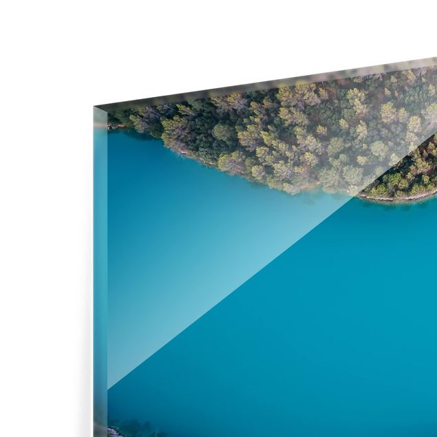 Glass Splashback - Aerial View - Deep Blue Sea - Landscape 2:3