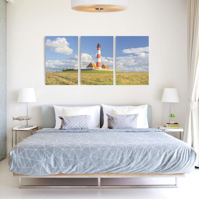 Beach prints Lighthouse In Schleswig-Holstein