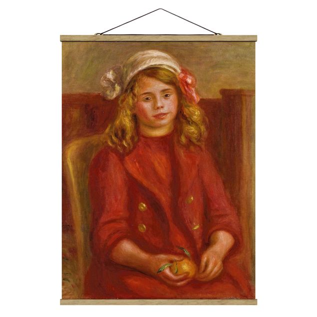 Art posters Auguste Renoir - Young Girl with an Orange