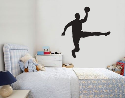 Wall art stickers No.UL911 Handball Jump Shot