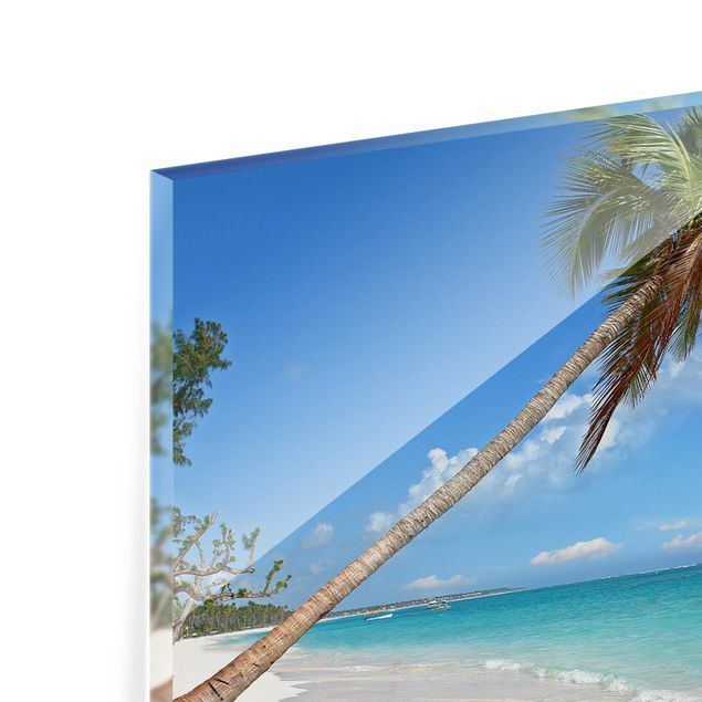 Glass Splashback - Tropical Beach - Panoramic