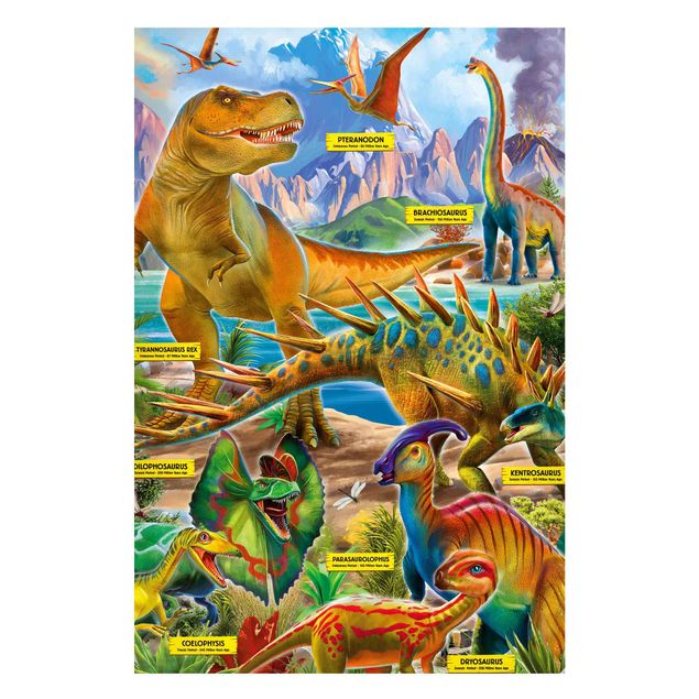 Magnet boards animals The Dinosaurs Species