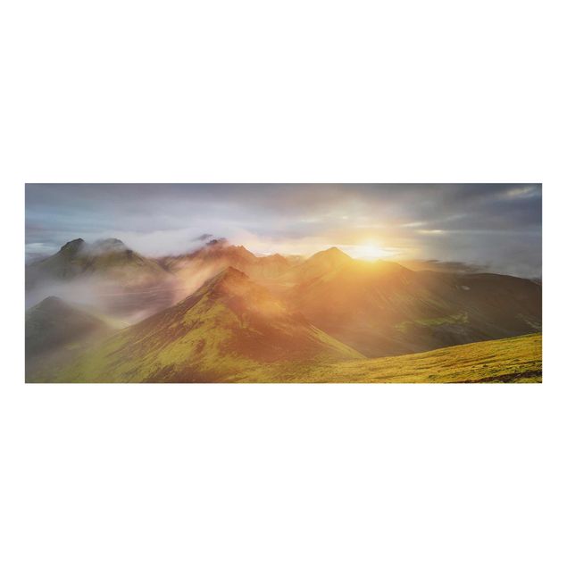 Mountain prints Storkonufell In Sunrise