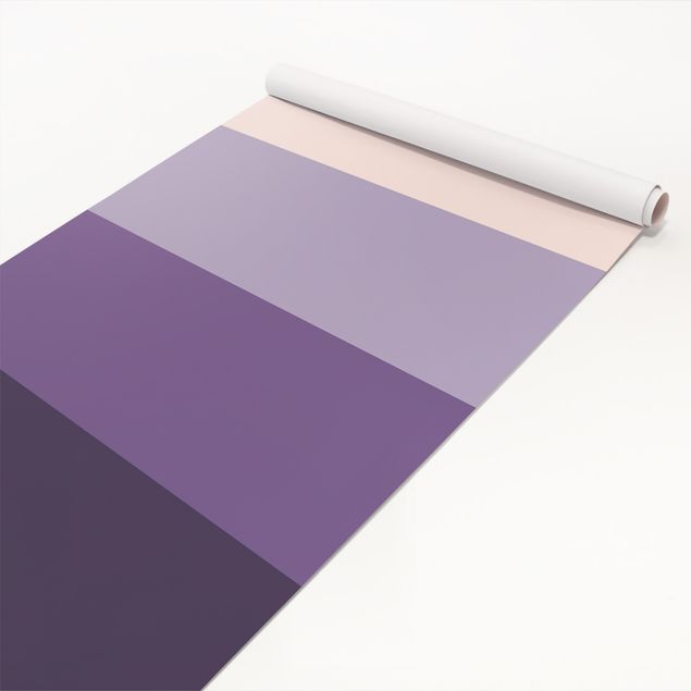Self adhesive film 3 Violet Stripes Flower Colours & Light Contrast Colours
