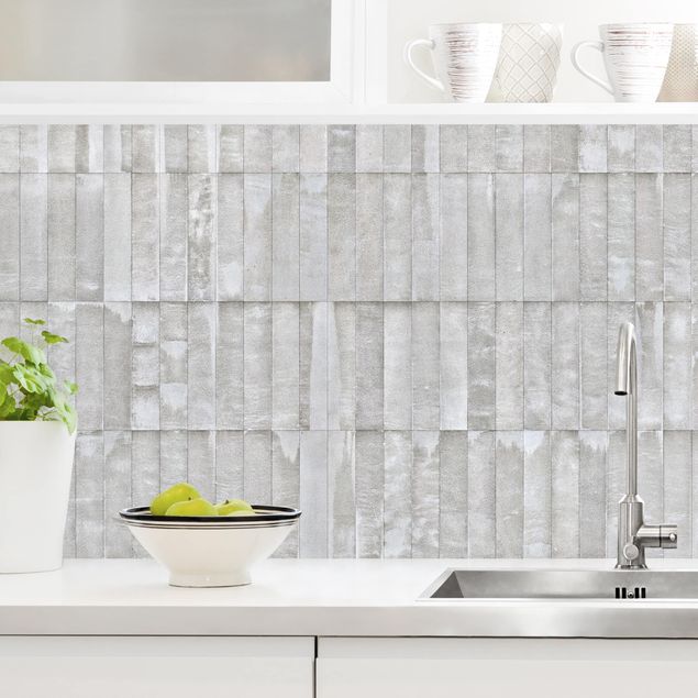 Kitchen Concrete Brick Wallpaper