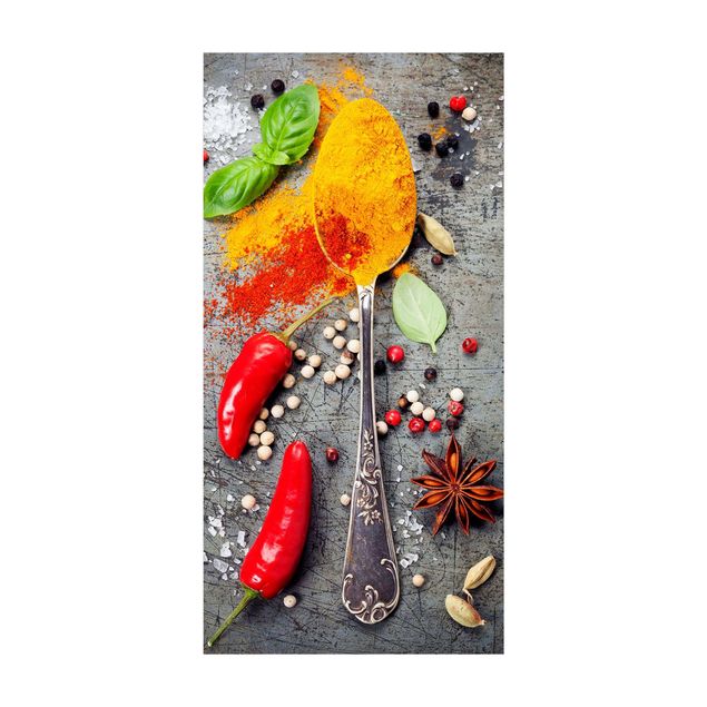 contemporary rugs Spoon With Spices