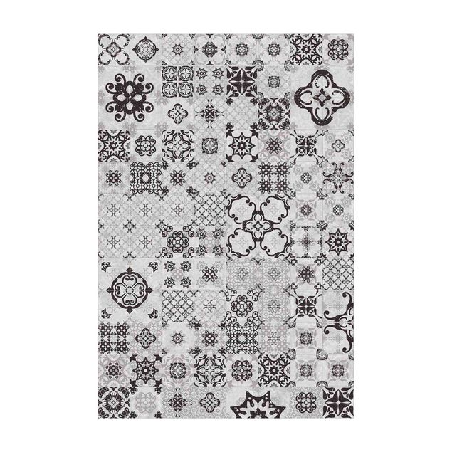 modern area rugs Ceramic Tiles Agadir Grey