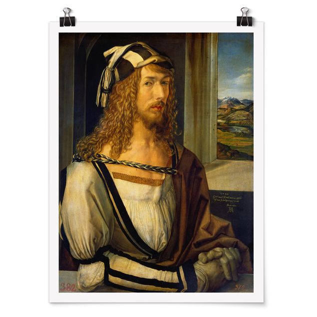 Posters art print Albrecht Dürer - Self-portrait at 26