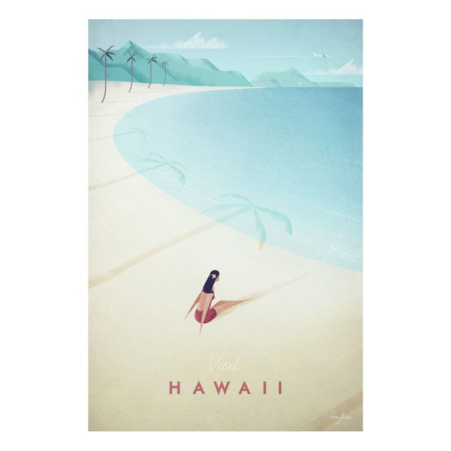 Prints landscape Travel Poster - Hawaii