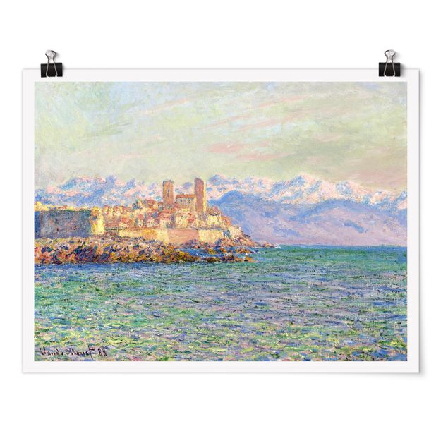 Prints landscape Claude Monet - Antibes, Le Fort