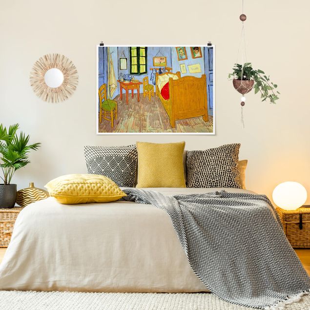 Pointillism artists Vincent Van Gogh - Bedroom In Arles